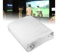 Simulateur de golf, comprend un écran d'impact HD, adapté à une utilisation avec tous les moniteurs de lancement de golf pour l'entraînement de golf,3x3m/9.8x9.8ft