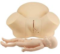 Simulateur de naissance obstétrique avec modèle fœtal - Démo avancée de formation de sage-femme pour cours de gynécologie, ensemble complet en PVC