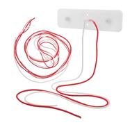 Simulateur de Nouage Chirurgical en Plastique Blanc pour Résidents | Planche Compacte, Cordon D'entraînement Bicolore, Usage en Ateliers, Écoles Médicales et Pratique Mobile