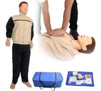 Simulateur de réanimation cardiopulmonaire, modèle d'entraînement artificiel médical de secours respiratoire, pour la rese d'éducation