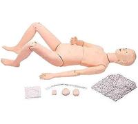 Simulateur de soins aux patients multifonctionnel, mannequin de soins infirmiers masculin et féminin, modèle anatomique humain, for la formation pratique en soins infirmiers et en médecine