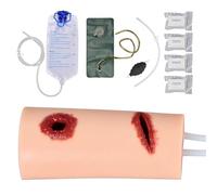 Simulateur De Tamponnement De Plaie, Simulateur De Lacération, Simulateur Dhémorragie, Kit De Formation Au Tamponnement De Plaie Et À La Pose De Garrot, Idéal pour Lapprentissage des Techniques
