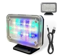 Simulateur De Télévision, Faux Simulateur TV Led avec 24 LED et 4 Programmes Sélectionnables, Lampe TV Anti-effraction avec Minuterie, Faux Simulateur De Télévision LED pour La Protection Contre