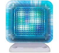 Simulateur de Télévision Sécurité LED avec Capteur Crépuscule et Minuterie Automatique - Effet Lumière TV Réaliste à Couleurs Changeantes Anti-Vol - Dissuasif Simple à Utiliser