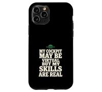 Simulateur de vol Aviation Gamer Sim Pilot Coque pour iPhone 11 Pro