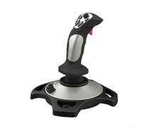 Simulateur de vol Joystick Manette de jeu précise en ABS pour une expérience de vol immersive, compatible avec différents simulateurs, contrôle optimal pour les débutants et les professionnels, noir