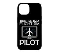 Simulateur de vol passionné de Pilote à Quatre Moteurs Aviation Coque pour iPhone 14