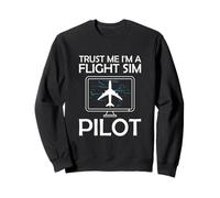 Simulateur de vol passionné de Pilote à Quatre Moteurs Aviation Sweatshirt