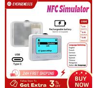 Simulateur NFC intelligent rechargeable, émulateur universel, lecteur pour Switch/SWITCH2 Wiiu 3ds Kingdom Tears Breath Wild White