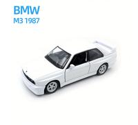 Simulation 1:36 Modèle de voiture en alliage rétro BMW M3 Modèle de voiture pour adulte Ornements pouvant être ouverts Collecte de cadeaux, cadeaux d'anniversaire Taille UniqueAlliage de fer