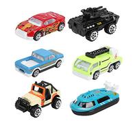 Simulation 1:64 Toys de Voiture en Métal Léger, Feu Glissant LW sur Le Modèle, Jeu Durable, adapté aux Enfants de Plus de 3 Ans (Cool City Coupé (6 modèles par Set))