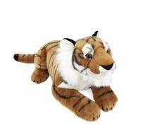 Simulation Animal en Peluche Tigre Jaune Jouet Grande poupée Tigre poupée de Chiffon Doux et Mignon Cadeau