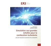Simulation aux grandes échelles pour la combustion turbulente Via des fonctions de densité de probabilité - Fethi BOURAS - Universitaires Europeennes - broché - Essai