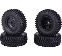 Simulation avec 100 mm de diamètre RC Car Tire 1/10 Pneus de remplacement à distance-accessoiresnoir