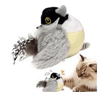 Simulation Bird Pet Jouet - Simulation Jouets d'oiseaux | Oiseaux pour chats d'intérieur | Jouet de chat interactif coloré | Amusant de l'ennui des animaux de compagnie | Play in