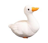 Simulation Cole Canard en Peluche Animal en Peluche 25 cm Mignon Blanc Appel Canard en Peluche Jouets Cadeau Enfants Maison pépinière Chambre décor