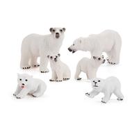 Simulation D'Animaux Sauvages Arctique, Ensemble De Figurines D'Animaux, Loup, Ours, Renard, Lapin, Collection Pour Enfants, Jouets Éducatifs