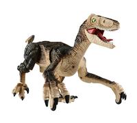 Simulation De Dinosaure Rugissant Rc Rechargeable, 2.4g, Avec Yeux Led, Velociraptor Électrique Contrôlé, Cadeau Lumineux