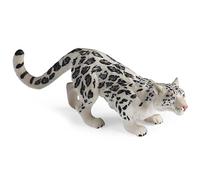 Simulation de faune modèle guépard jouet grand léopard des neiges fleur léopard solide cadeau cognitif enfant ornement animal de neige modèle