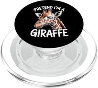 Simulation de Girafe endormie drôle PopSockets PopGrip pour MagSafe