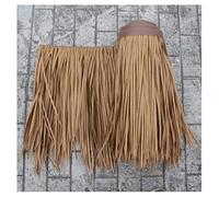 Simulation De Rouleau De Chaume De Palmier Toit De Paille Mexicaine Tuile De Chaume De Palmier Plastique Artificiel PE Fausse Paille Ignifuge Anti-âge Ignifuge pour(Yellow c,0.5x1m/1.64X3.28ft)