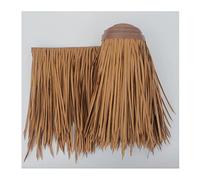 Simulation De Rouleau De Chaume Protection De L'environnement PE Plastique Paille Toit De Maison En Chaume Décoration De Maison En Bois Fausse Tuile En Herbe(Yellow c,0.5x6m/1.64X19.7ft)