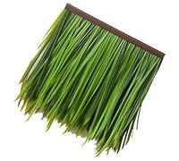 Simulation De Toit En Chaume PE Simulation De Toit En Tuile De Chaume 0.5m X 0.5m Résine Plastique Chaume Durable Pour Toit De Chaume Pavillon(Yellow e,6pcs)