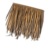 Simulation De Tuiles De Chaume, Matériau PE Pour Toiture En Plastique Paille Artificielle Fausse Paille De Chaume Farmhouse Log Cabin Gazebo Decoration(Yellow a,2pcs)