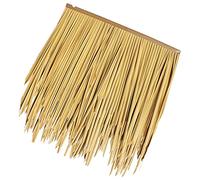 Simulation De Tuiles De Chaume, Matériau PE Pour Toiture En Plastique Paille Artificielle Fausse Paille De Chaume Farmhouse Log Cabin Gazebo Decoration(Yellow c,2pcs)
