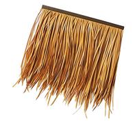 Simulation De Tuiles De Chaume, Matériau PE Pour Toiture En Plastique Paille Artificielle Fausse Paille De Chaume Farmhouse Log Cabin Gazebo Decoration(Yellow e,4pcs)