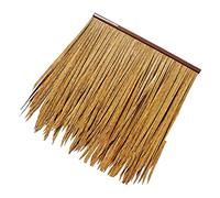 Simulation De Tuiles De Chaume, Matériau PE Pour Toiture En Plastique Paille Artificielle Fausse Paille De Chaume Farmhouse Log Cabin Gazebo Decoration(Yellow d,8pcs)