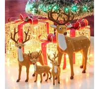 Simulation d'élan pour sapin de Noël et besoins de décoration festive (25 cm)