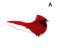 Simulation D'oiseaux Artificiels, 1 Pièce, Plume, Faux Animaux, Mini Oiseau Coloré, Décoration De Jardin De Maison, Mariage, Diy