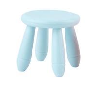 Simulation Dollhouse Tabouret Chaise Miniature Décor Maison de Poupée Bleu Clair 3,7 x 3,5 cm