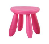 Simulation Dollhouse Tabouret Chaise Miniature Décor Maison de Poupée Rose Rouge 3,7 x 3,5 cm