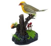 Simulation Electronic Bird - Toy Chirp réaliste, décoration du Stand de Stylo | Jolie Oiseau décoratif pour Animaux de Compagnie pour, école, Chambre, Salon, Cuisine, Super Cadeau pour Les ADU