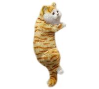 Simulation en peluche pour chats suspendus poilus - Jouet pour chatons pour la décoration de la maison | Figurines d'animaux mignonnes pour le bureau de la télévision, peluche à suspendre pour chats