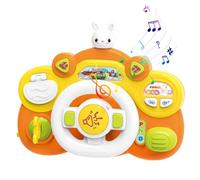 Simulation Enfant Le Regarder - Toddler Simulation Route Jouet de Conduite avec léger | Conduite en Voiture Interactive, Jouet de Coordination œil-Main pour Les d'âge préscolaire