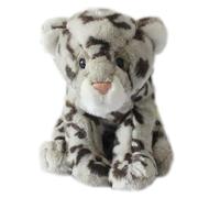 Simulation léopard en Peluche poupée Aiye léopard guépard Neige léopard en Peluche Doux et Mignon Cadeau d'éducation précoce décoration de la Maison(Grey)