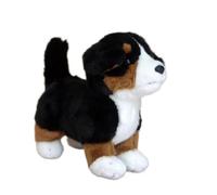 Simulation Mignon Chien en Peluche Jouet Bouvier Bernois poupée Posture Debout Chien de Montagne poupée Mignon Doux Cadeau