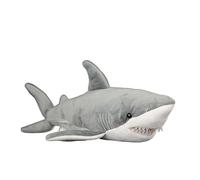 Simulation Mignon Grand Requin Blanc Poupée Requin en Peluche Jouet Doux Et Mignon Modèle De Poupée Animale