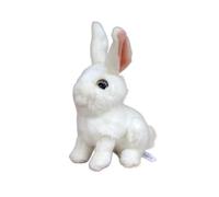 Simulation Mignon Lapin Blanc en Peluche Lapin poupée Cadeau d'anniversaire lièvre poupée Cadeau