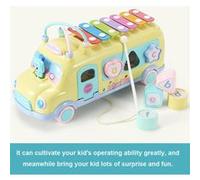 Simulation New Piano Jouets Éducatifs Arc-En-Piano Voiture Jouet pour Enfants Cadeaux Jaune PT187 G