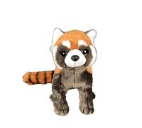 Simulation Panda Rouge en Peluche poupée Panda Rouge en Peluche poupée décoration Doux et Mignon Cadeau