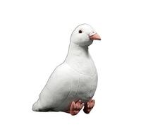 Simulation Pigeon Blanc poupée Super Mignon Pigeon poupée Petit Transporteur Pigeon Doux en Peluche Jouet Cadeau