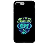 Simulation Question Drôle Sci-FI Cartoon Graphic Coque pour iPhone 7 Plus/8 Plus