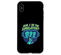 Simulation Question Drôle Sci-FI Cartoon Graphic Coque pour iPhone XS Max