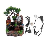 Simulation résine bureau fontaine rocaille décor atomisation maison ornement décoration 220V prise ue