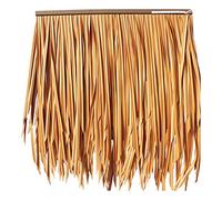 Simulation Tuile De Chaume PE Plastique Chaume Gazebo Artificielle Chaume Simulation Paille Faux Chaume Toit Plastique Cheveux Herbe Vignoble Ferme Décoration Chaume(Yellow b,8pcs)