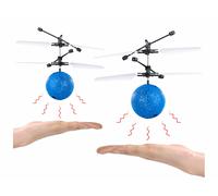 Simulus 2 balles volantes hélicoptères à éclairage LED multicolore